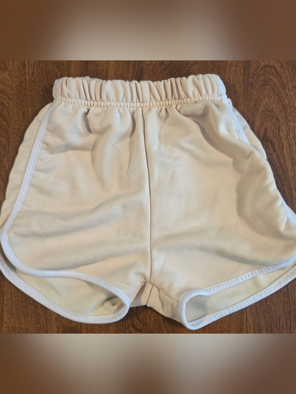 SHEIN Cream & White Kids Athletic‎ Shorts Size 9Y